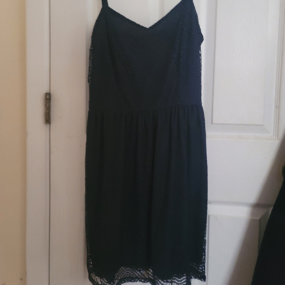 Navy Blue BeBop Mini Dress